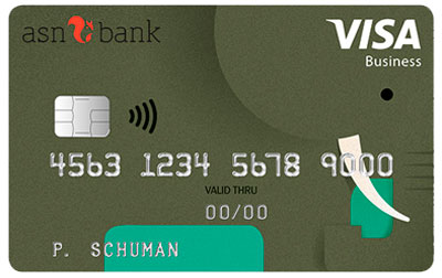 Groenste creditcards vergelijken - ASN Visa Card